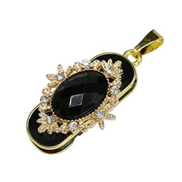 Imagem de Colar de flores de 32 GB modelo unidade USB Flash Drives Flash Drive Pen Drive USB 2.0 Flash Drive U Disk USB Drive USB Stick Pen Drive (preto)