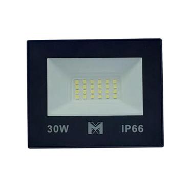 Imagem de Refletor led holofote superled 30w luz branca 6500k mx led