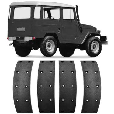 Imagem de Lona Freio Toyota Bandeirante 68 a 2001 FrasLe TY/252-NA - Fras-le