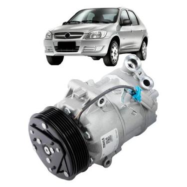 Imagem de Compressor de Ar Condicionado GM Prisma (OEM) - Mahle, Líquido: 4,64 k