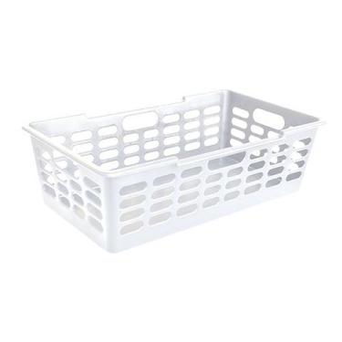 Imagem de Cesto Organizador Multiuso Grande Atenas Branco 29x15x51Cm - Arqplast