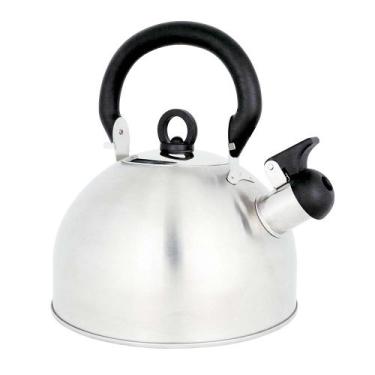 Imagem de Chaleira Aço Inox 2,5 Litros Delizie Em Aço Inox Com Som - Mor