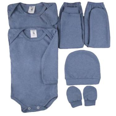 Imagem de Kit 6 Peças Roupa De Bebê Recém Nascido Saída Maternidade - Batutinhas