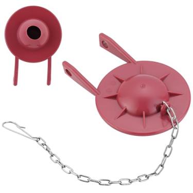 Imagem de Kit de substituição de melindrosa Kohler GP85160 de 5 cm com corrente, compatível com peças de tanque de vaso sanitário Kohler, vedação forte, vermelho (vermelho-1 pacote)