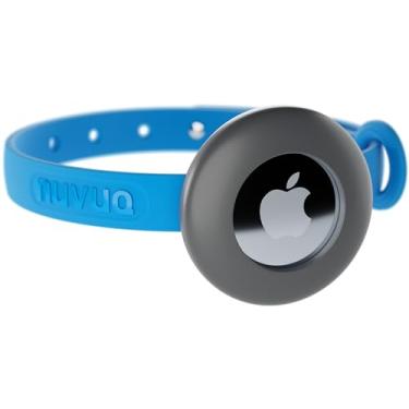 Imagem de Coleira Airtag Breakaway para gatos – Coleira macia, confortável e leve com fivela de segurança com suporte de rastreador GPS para gatos ao ar livre e gatinhos de pele sensível da Nuvuq (15 a 25 cm,