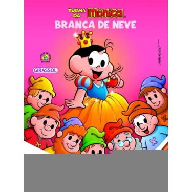 Imagem de Turma Da Mônica Clássicos Ilustrados Para Colorir Branca De Neve - Vol. 5