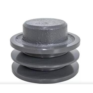 Imagem de Polia Ferro Fundido 60mm com 2 Canais Perfil B - Mademil