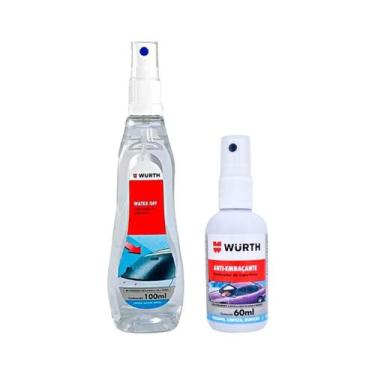 Imagem de Kit Water Off Cristalizador De Vidros + Antiembaçante Wurth