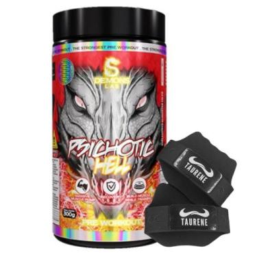 Imagem de Pre Treino Psichotic Hell Frutas Vermelhas 300g Luva Demons - Demons L