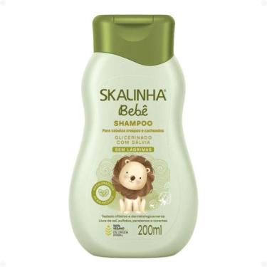 Imagem de Shampoo Skalinha Bebê Glicerinado Com Sálvia Para Cabelos Crespos e Ca