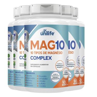 Imagem de Kit 5 Mag10 Complex Unilife 90 Cápsulas