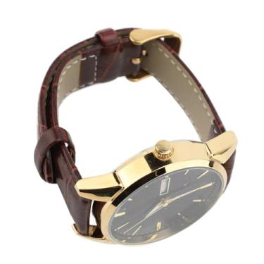 Imagem de CHICIRIS Relógio de Quartzo Masculino, o Punho Masculino de água Masculina Assistir até 30 M para Reuniões Formais (Mostrador preto)