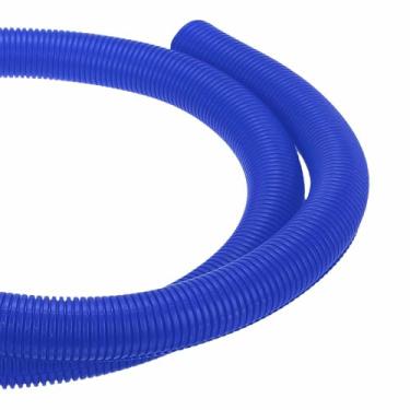 Imagem de DMiotech Tubo dividido de tear de fio de 2 m, 3,8 cm, protetores de cabo de conduíte flexível para animais de estimação para escritório, casa, jardim, azul