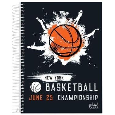 Imagem de Caderno Universitário Cool 10 Matérias Sortido - School Basics - Não D