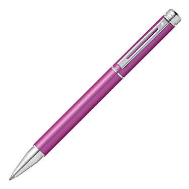 Imagem de Sheaffer 200, rosa metálico fosco, acabamento cromado, esferográfica (E1915651)