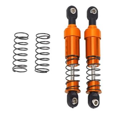 Imagem de Alomejor RC Traseiro Dianteiro de 4 Embalagem, Choque de Alumínio de Liga Ajustável de óleo 108004 108mm para 1/10 de Amortecedores de Carros RC (GOLD)