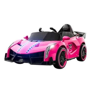 Imagem de Mini Carro Elétrico Infantil 6V Rosa BW404RS com Controle Remoto