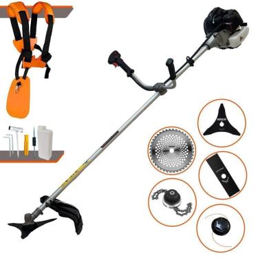 Imagem de Roçadeira Cg430b Com Carretel + Facas 2p 3p 40d E Trimmer