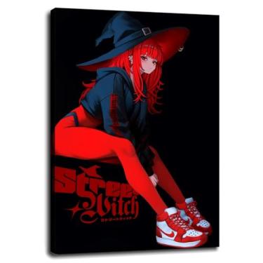 Imagem de 104 Red Head Poster Solo Canvas Prints Blush Bangs Wall Art For Home 1 painéis Decorações com moldura 61.0 cm x 40.6 cm