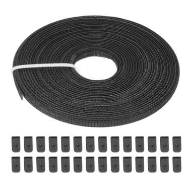 Imagem de Generic Desossamento para costura, 10 jardas 4 mm de largura poliéster costurado de alta densidade espartilho com 40 peças de tampas de extremidade para espartilho vestido de casamento chapéu boné