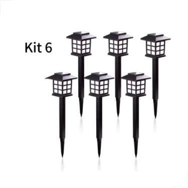 Imagem de Kit 6 Luminárias Solares Led Externa Bomvink Bom-4601 Unica, Unica, Ún