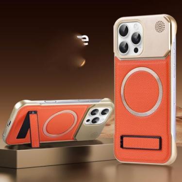 Imagem de Capa magnética fosca a laser para iPhone 17 Air 16 15 14 13 12 11 Pro Max Plus 17 Pro 16e com carregamento sem fio e efeito degradê arco-íris (para iPhone 12/4)