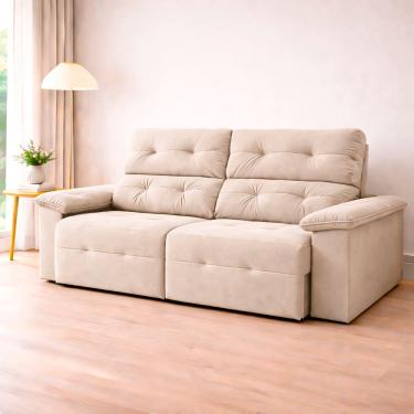 Imagem de Sofá Bulgaria Retrátil e Reclinável 3 Lugares 1,90m