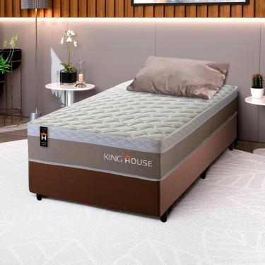 Imagem de Cama Box Molas Ensacadas Sheffield 96x203 Bege King House