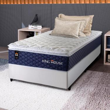 Imagem de Cama Box Molas Ensacadas Lagras Solteirão 96x203 King House