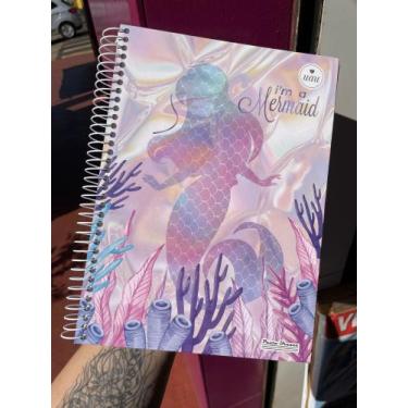 Imagem de Caderno uau 200 fls pauta branca