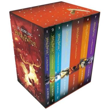 Imagem de Livro - Box Harry Potter vermelho (edição britânica) - Rocco