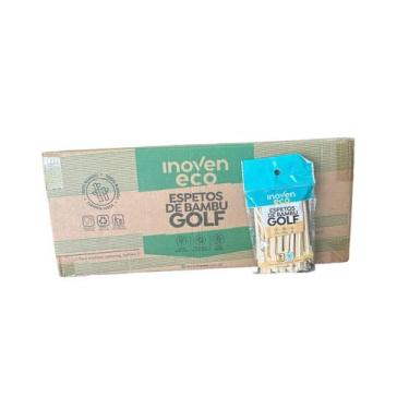 Imagem de 5000 un espetos bambu golf 9 cm petiscos gourmet decorativo - INOVEN E