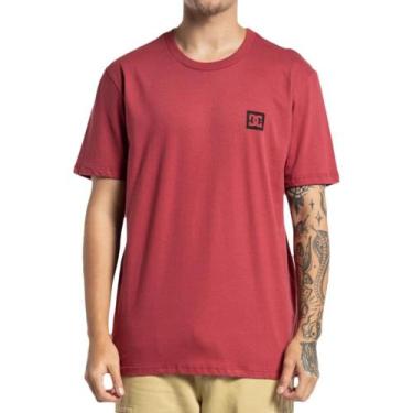 Imagem de Camiseta DC Shoes Mininal Square Stripe WT23 Masculina Telha, M, Laran
