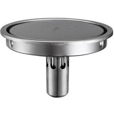 Imagem de Tampa de drenagem de piso de ¨¢gua profunda quadrada de 11 cm / 15 cm de a?o inoxid¨¢vel redondo invis¨ªvel chuveiro de banheiro, 150 mm B