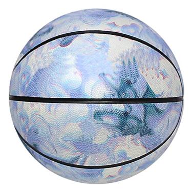 Imagem de MINDCOLLISION Bola de basquete colorida, individual, sintético híbrido macio, tamanho padrão 7, adequado para ambientes internos e externos, estilo 11