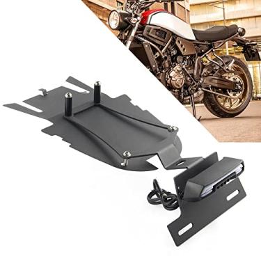 Imagem de FINMOKAL Para Yamaha Xsr 700 16-2021 Titular Da Placa De Licença Led Luz Traseira Lâmpada Pisca-Pisca
