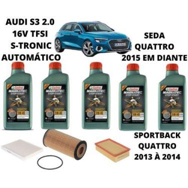 Imagem de Kit revisao troca de oleo audi s3 2.0 2013 em diante castrol