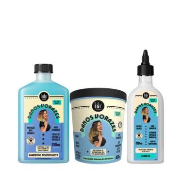 Imagem de Lola Danos Vorazes Sh 250ml + Masc 450ml+ Leave-in Finalizador 200ml -