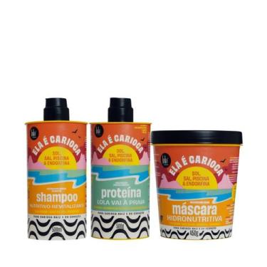 Imagem de Lola Ela é Carioca Sh 500ml + Masc 450ml + Proteína 500ml - Lola Cosmé