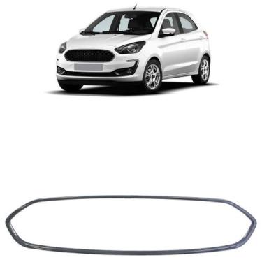 Imagem de Friso Grade Dianteira Ka 2019 A 2023 - Nycoplast, Preto