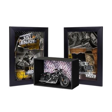 Imagem de Miniatura Harley-Davidson Sportster - Combo Expositor e Quadro