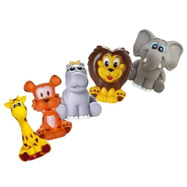 Imagem de Kit de Mordedor para Bebê de Animais da Selva Safari