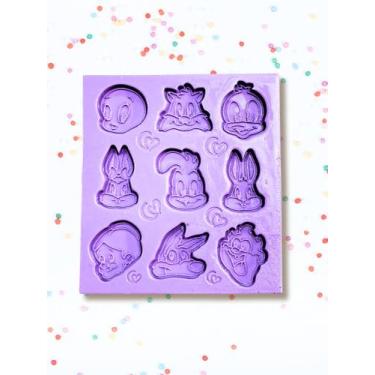 Imagem de F1868 molde de silicone turma do piu-piu confeitaria biscuit - Confeit