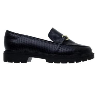 Imagem de Mocassim Feminino Loafer Tratorado Beira Rio 4283.104 Preto, 36, Preto