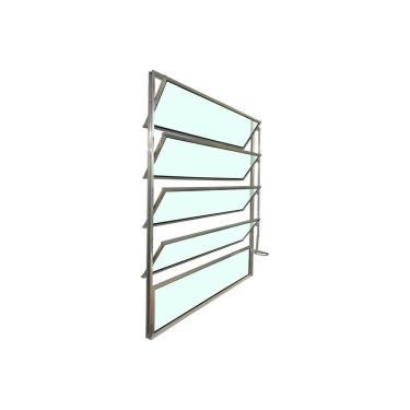 Imagem de Vitro Basculante de Alumínio Brilhante 100x80