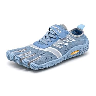 Imagem de Barefoot Magic Claw Five Finger Shoes Home Essentials multiuso e ultraportátil sapatos de, Azul, 9.5 Women/7.5 Men