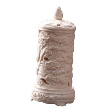 Imagem de Ｂｅｓｇａ Incensário de cerâmica artesanal, peça central de mesa, estátua, porta-incenso, presente para casa de campo, inauguração de casa ou escritório.