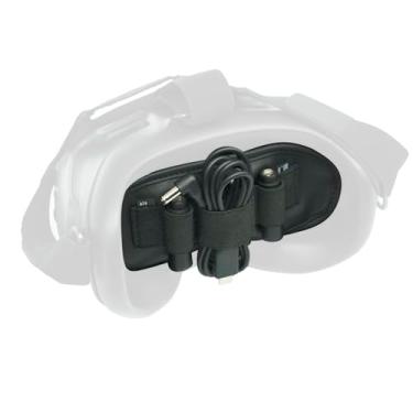Imagem de Tapete à prova de poeira para DJI FPV Goggles V2 protetor de lente almofada à prova de arranhões com slot de armazenamento para antena/cartão SD/cabo de carregamento de bateria