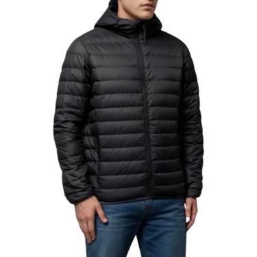 Imagem de Jaqueta Puffer Mitchelgutto Masculina Inverno Quente, Preto, G