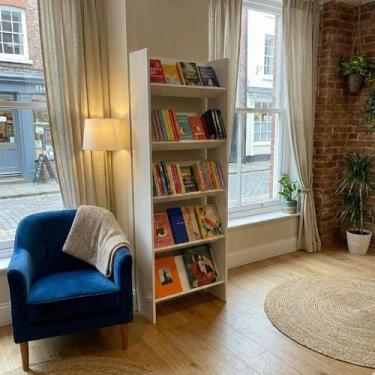 Imagem de Estante Armário Expositor Organizador para Livros com 5 Prateleiras - 